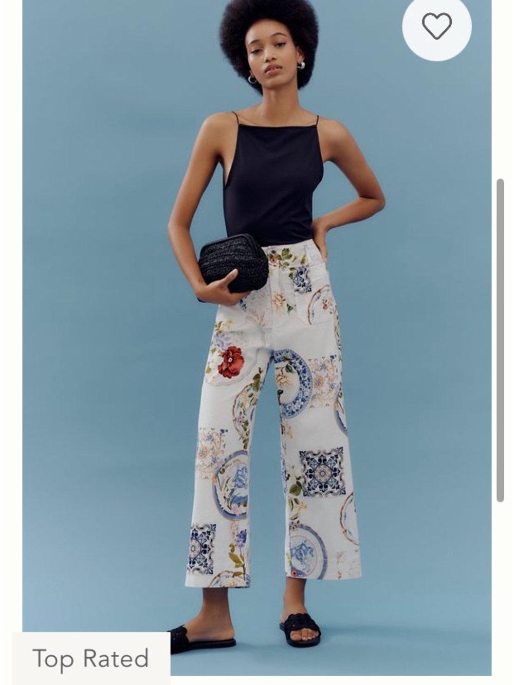 The Colette Magic Fabric Crop Wide Leg Pants by Maeve